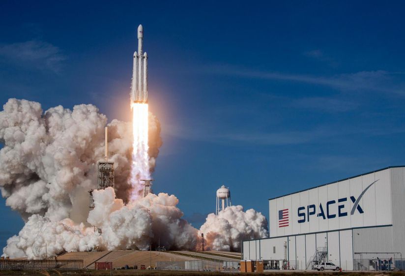 SpaceX rocket launch