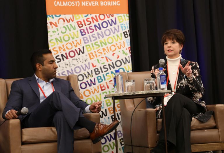 Bharath Thankavel and LaVone Arthur at National Healthcare South 2020