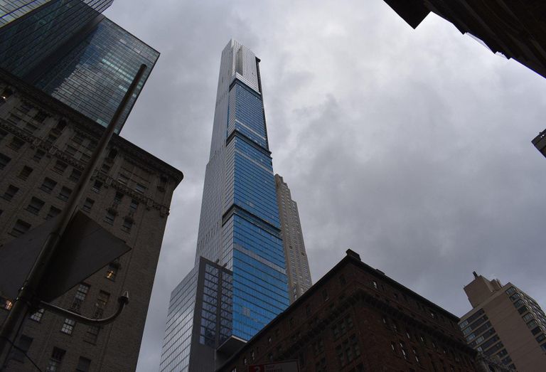Central Park Tower, where Extell scored fresh financing this week secured against roughly half the condo units in the supertall.