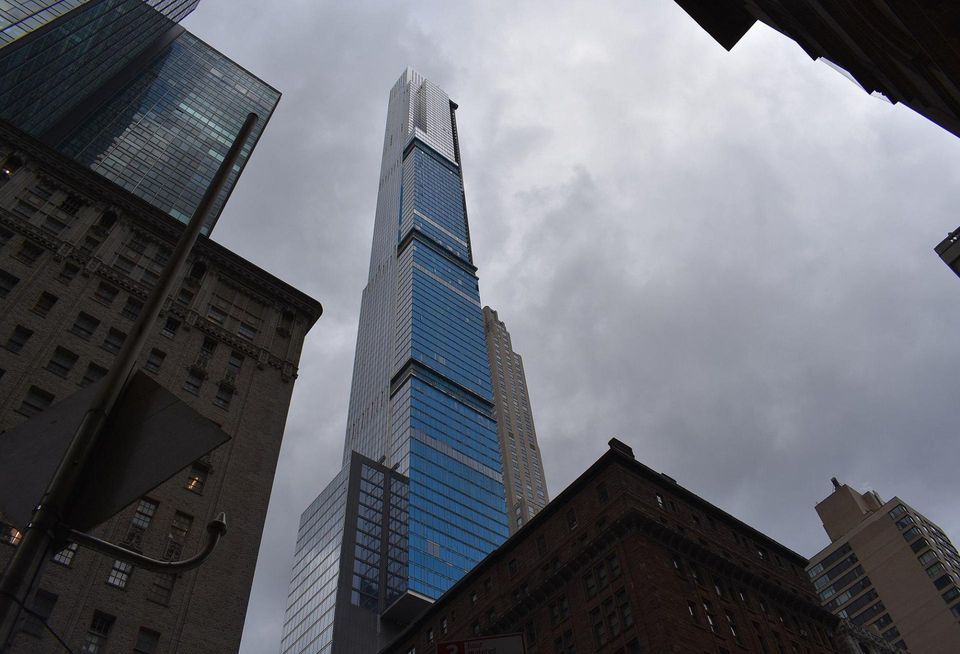 Central Park Tower, where Extell scored fresh financing this week secured against roughly half the condo units in the supertall.