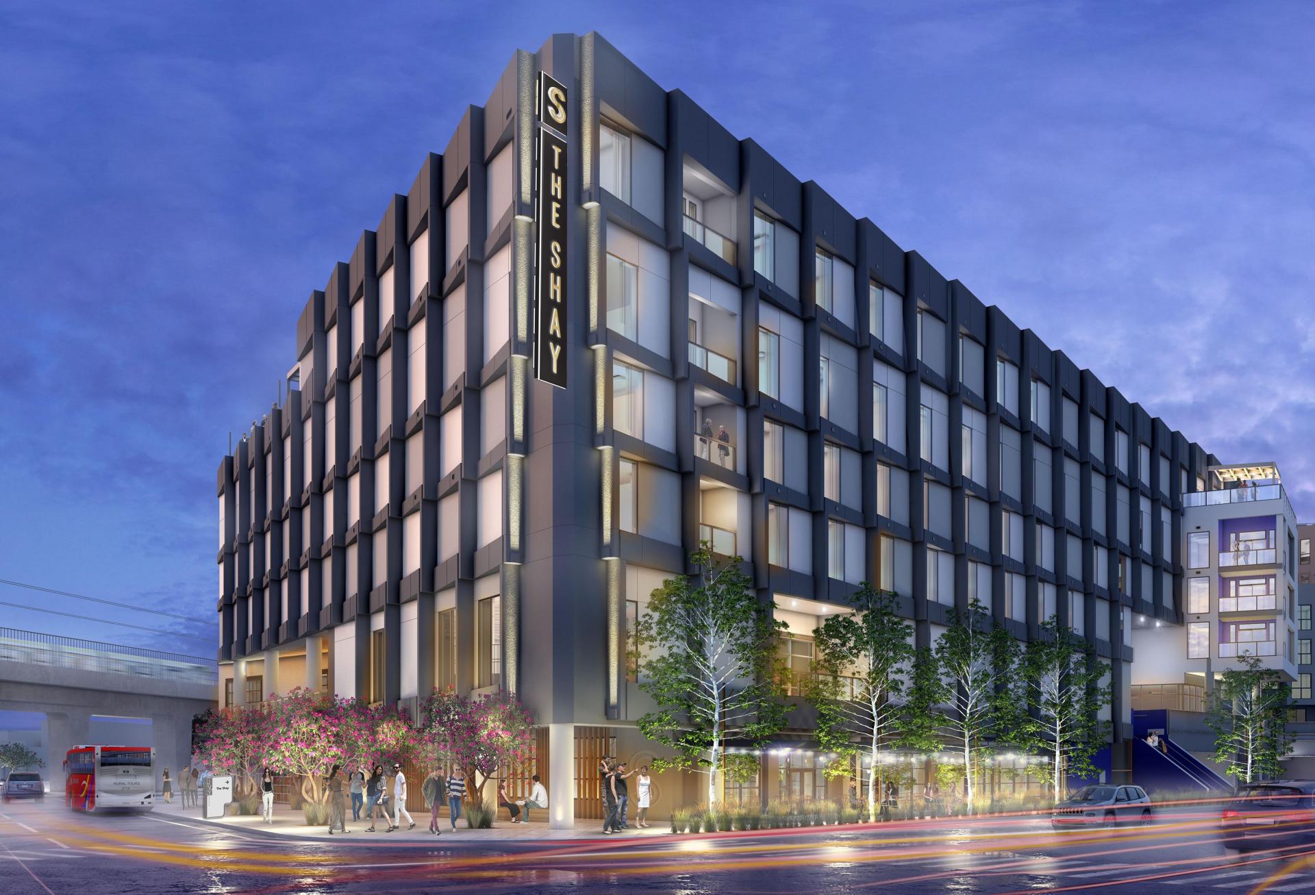 Rendering of The Shay at the Ivy Station in Culver City