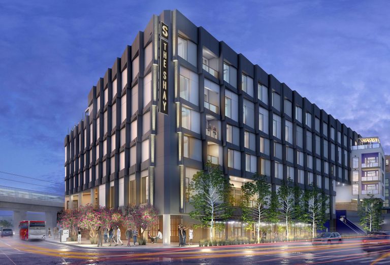 Rendering of The Shay at the Ivy Station in Culver City