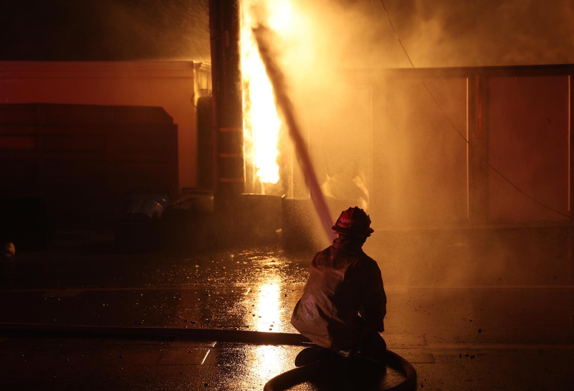 An estimated 12,000 structures have been damaged or destroyed in the fires.