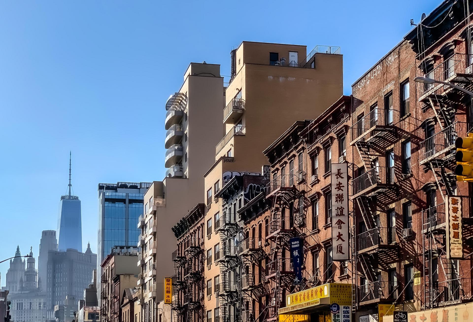 Apartment buildings in New York City