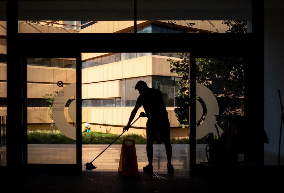 Janitorial workloads have increased even as the office market flounders, owing to increased productivity expectations from owners, 32BJ SEIU representatives told Bisnow.