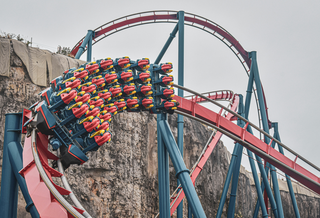 Six Flags Fiesta Texas. The company is under pressure from activist investors to adopt a new business model.