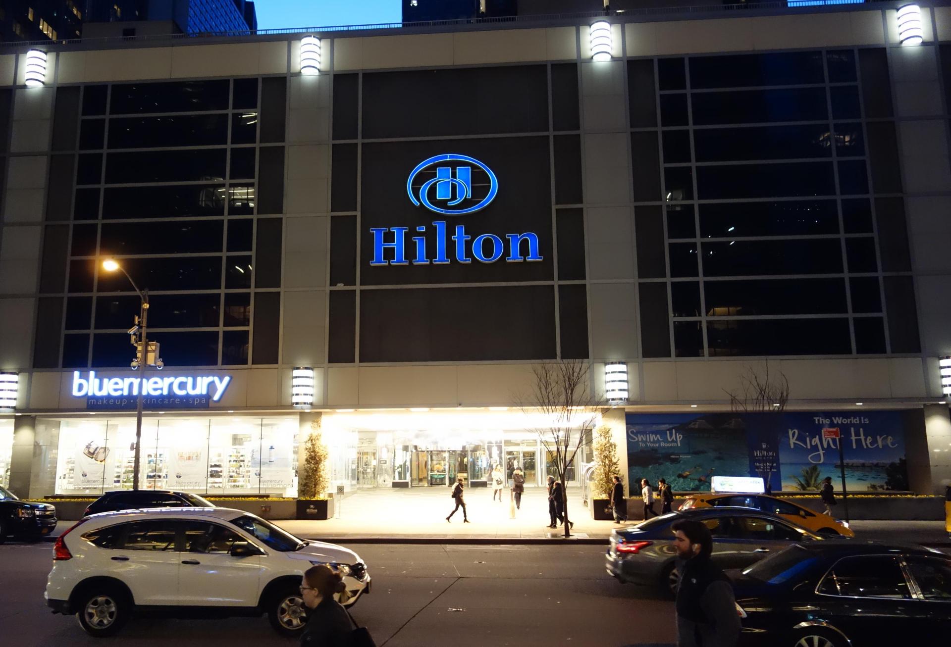 New York Hilton Midtown Manhattan at 1335 Sixth Ave.
