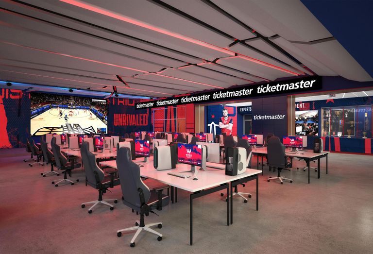 A view of the event space within Monumental Sports & Entertainment's 