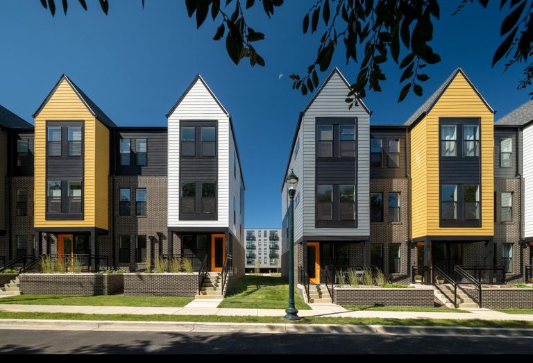 Townhouses on the Artspace Silver Spring campus