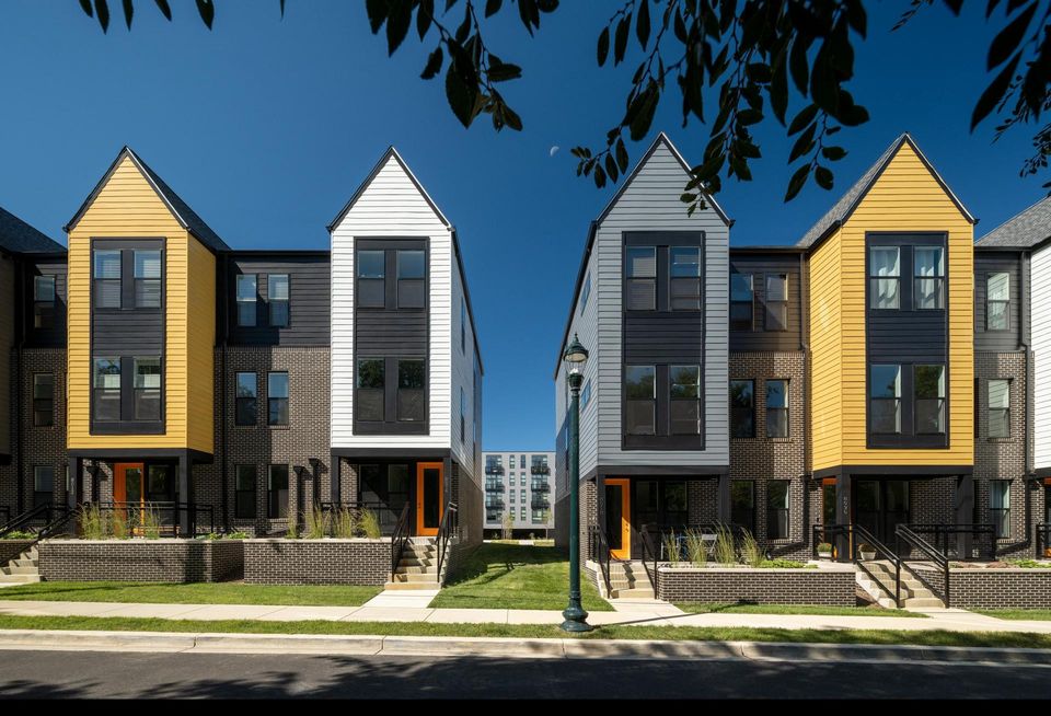 Townhouses on the Artspace Silver Spring campus