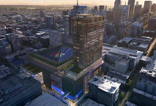 76ers Add Mixed-Income Apartment Tower To Arena Proposal, Release New Renderings