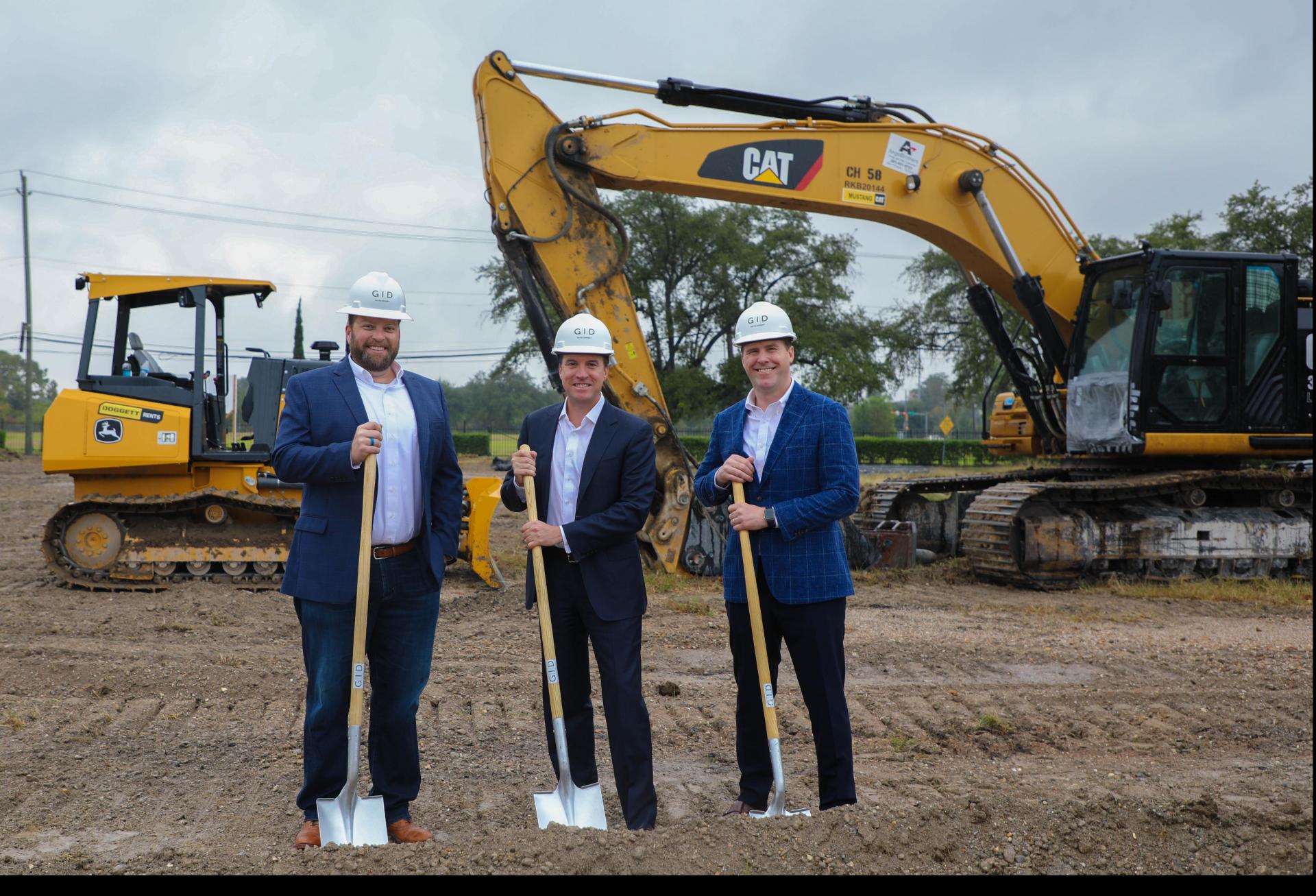 GID Team: Vice President Construction Brady Grace, President of GID Development Group James Linsley and Vice President Development Ian Ward