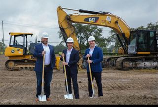 GID Team: Vice President Construction Brady Grace, President of GID Development Group James Linsley and Vice President Development Ian Ward