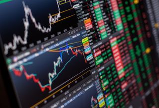 stock tickers stock market stock chart