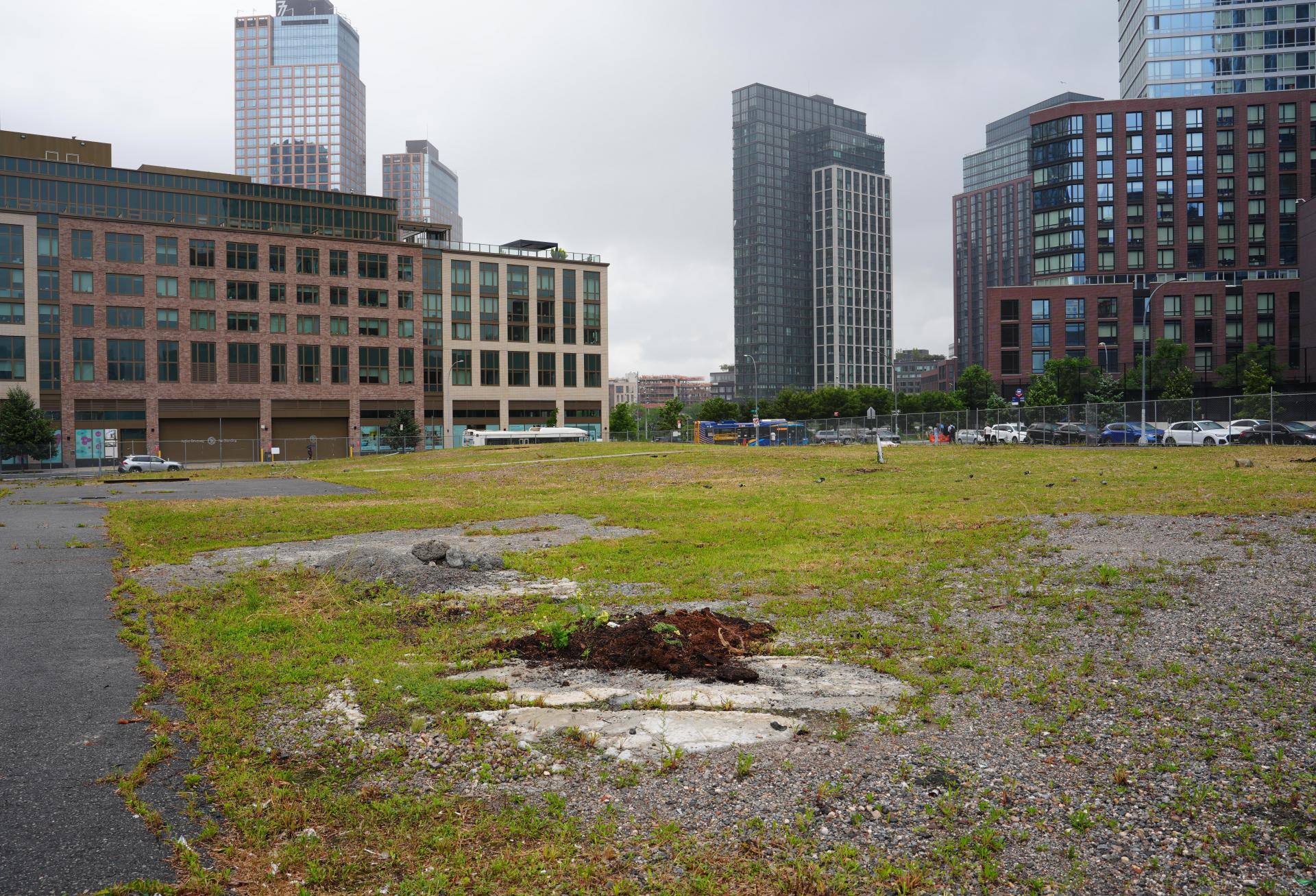 The 54-42 2nd St. site for megadevelopment The Orion in Hunter's Point South, to be developed by Slate and Hudson Cos.