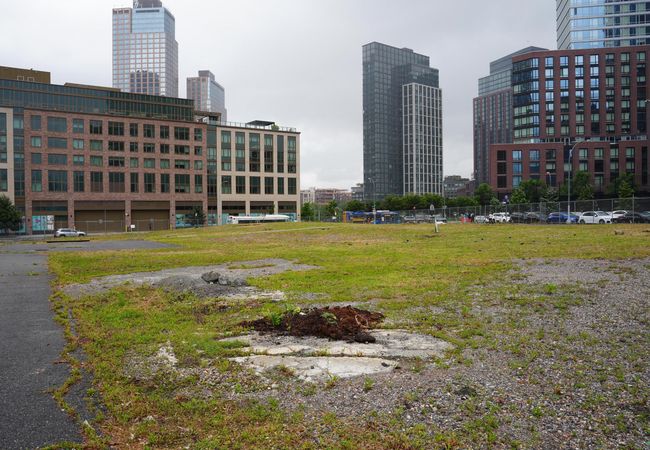 The 54-42 2nd St. site for megadevelopment The Orion in Hunter's Point South, to be developed by Slate and Hudson Cos.