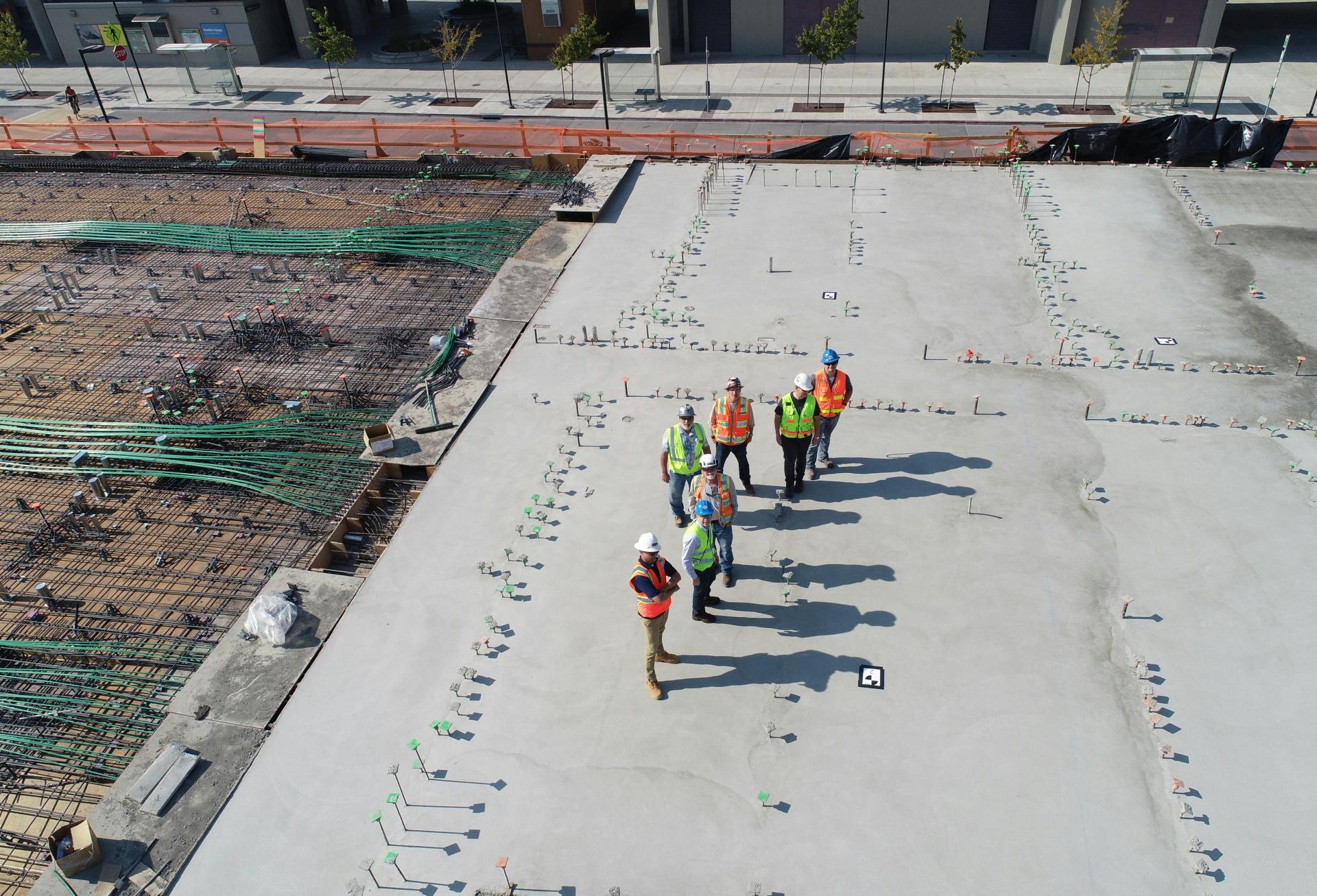 Construction Building Concrete Construction Workers Aerial Unsplash Scott Blake