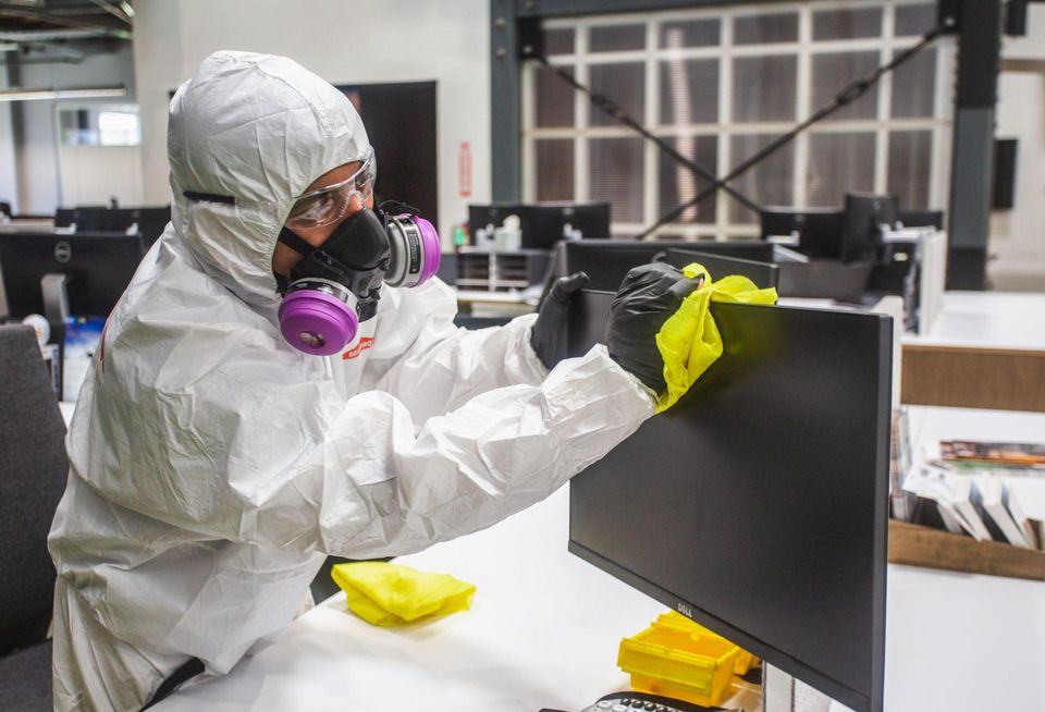 Tangram unveiled a workplace sanitization program as companies prepare their workers to come back to the office