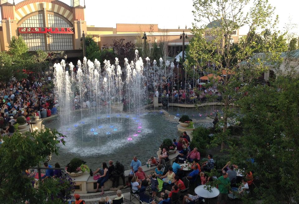 OTL water feature at Station Park in Farmington, Utah