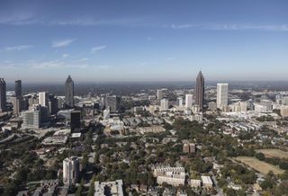 Atlanta has been called "City in the Forest" for its extensive tree canopy.