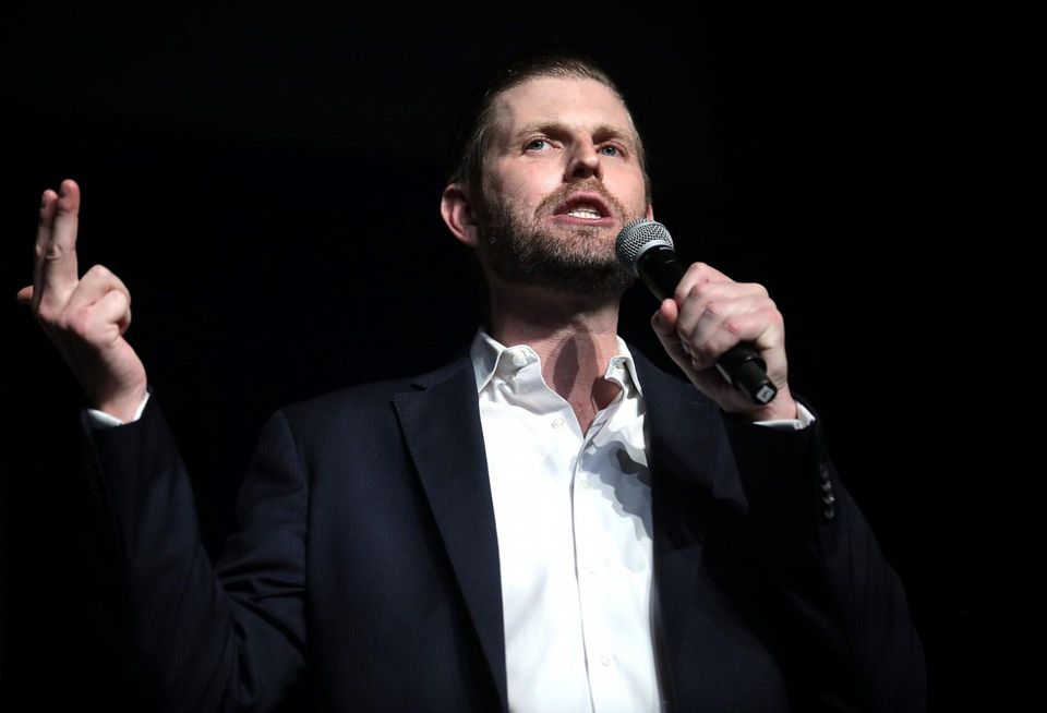 Eric Trump is executive vice president of The Trump Organization who is leading the business while his father, Donald Trump, is in the White House.