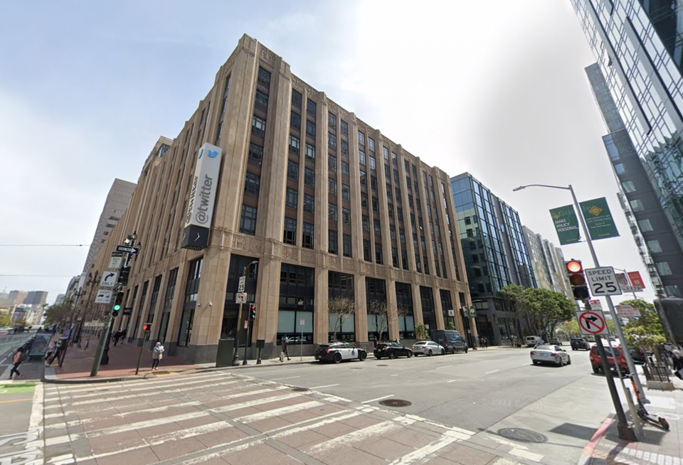 Twitter's headquarters in San Francisco
