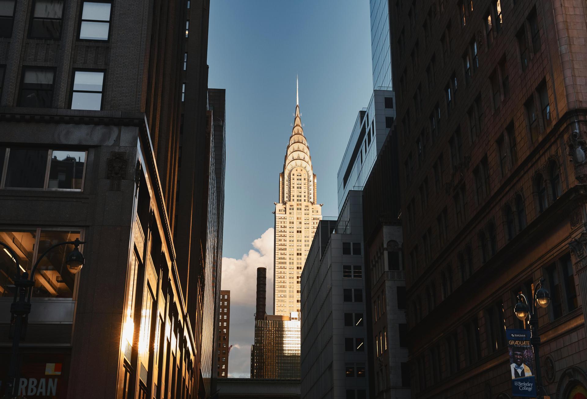 The Chrysler Building in New York City