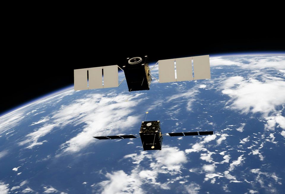 Satellites in space