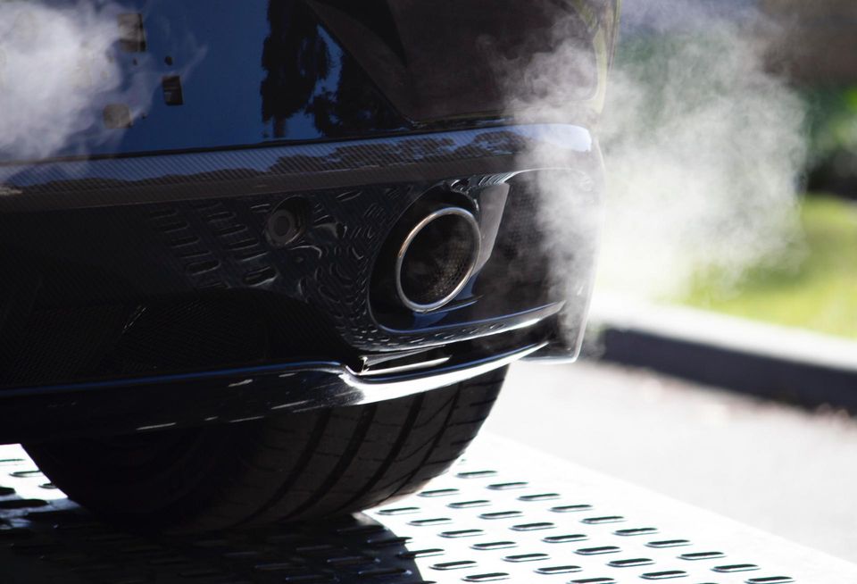 car traffic exhaust fumes pollution