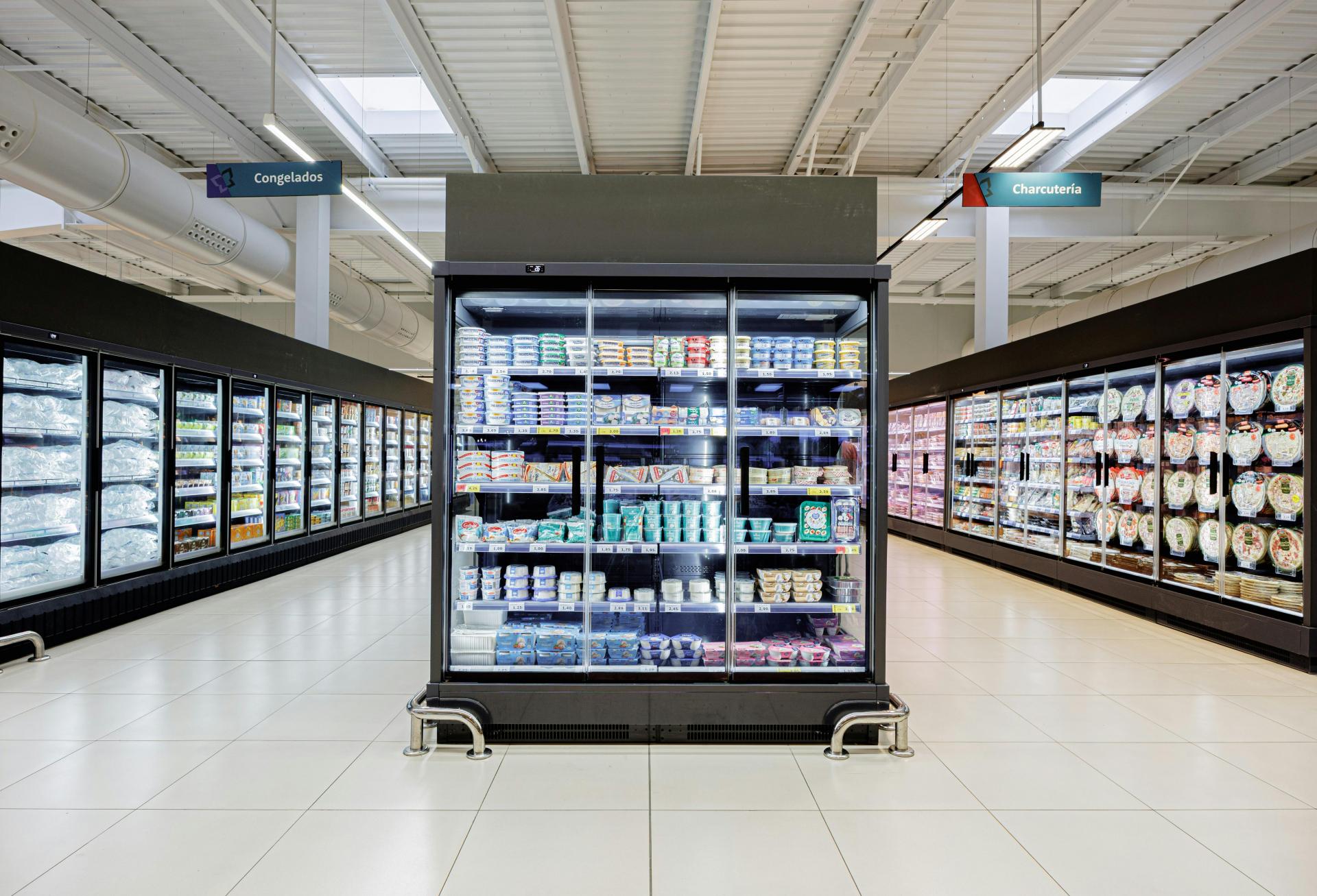 frozen aisle cold storage