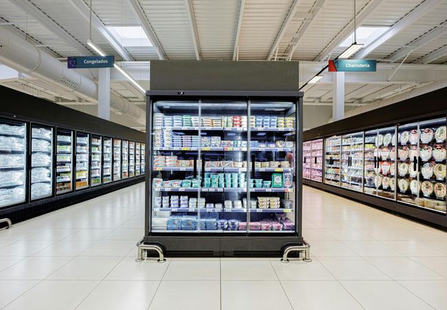 frozen aisle cold storage