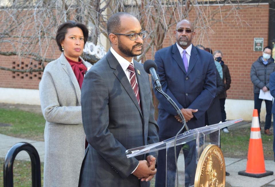 Department of Housing and Community Development Interim Director Drew Hubbard speaks on Dec. 16.