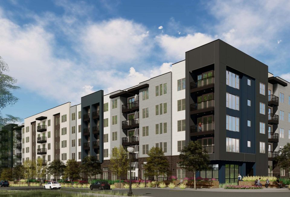 apartment building rendering