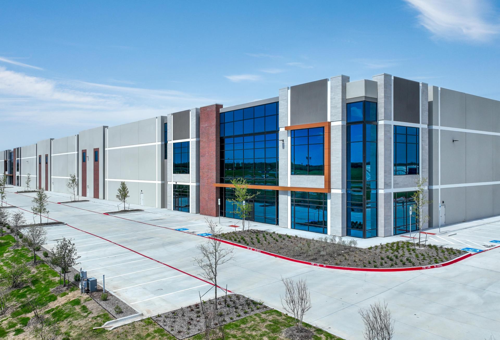 Rendering of an industrial building. 