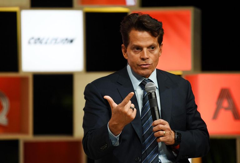 Anthony Scaramucci speaking at the Collision Conference