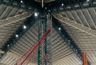 KeyArena Gutted, With 44M-Pound Roof Held Up By Steel Beams