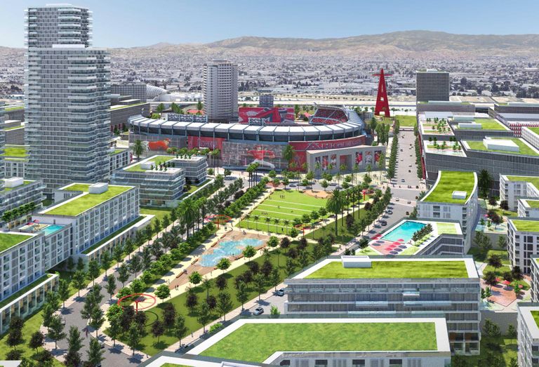 Rendering of Angels development plans in Anaheim