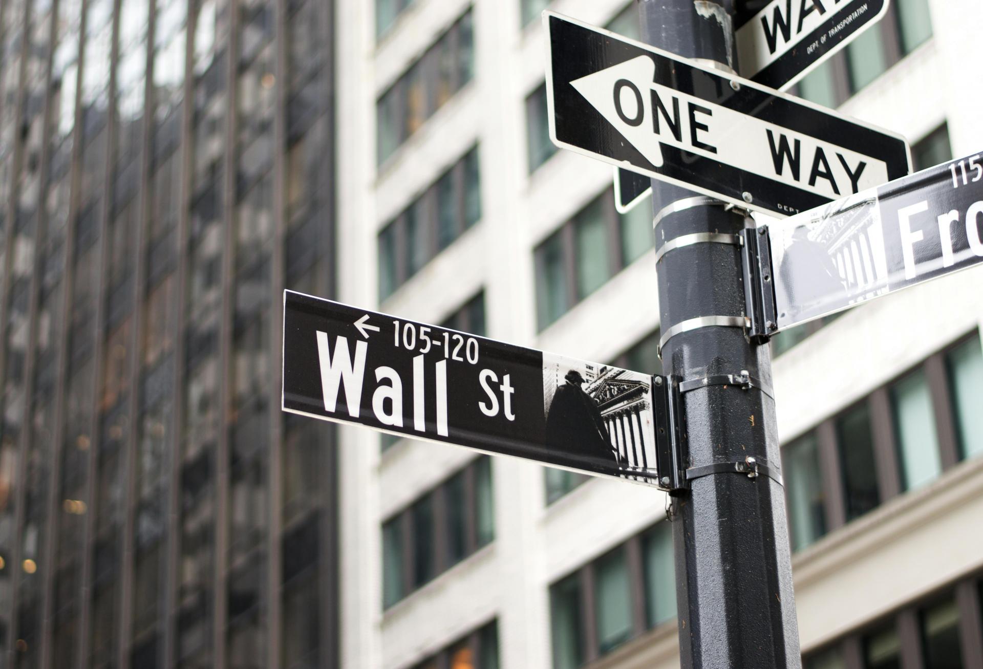 Wall Street Sign Wall St