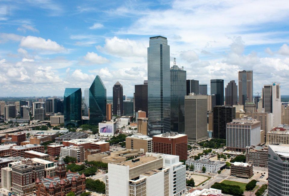 Overlooking Dallas from the Reunion Tower.