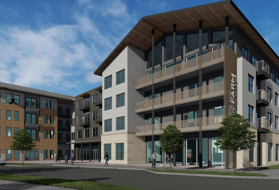 apartment building rendering