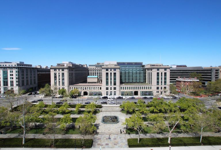 The GSA Headquarters Building's E Street facade