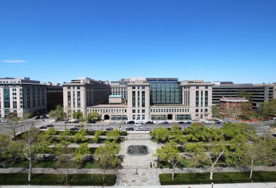 The GSA Headquarters Building's E Street facade