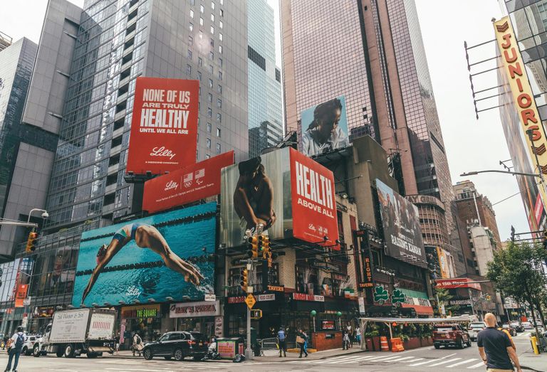 Times Square, which has one of the heaviest concentrations of retail vacancies among NYC's prime retail corridors. 