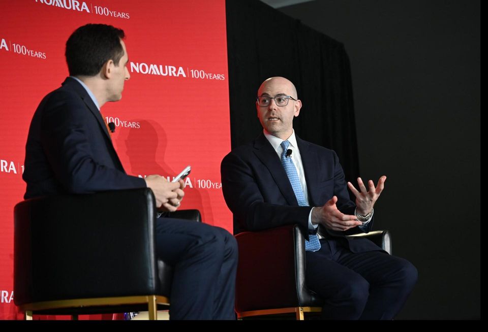 On October 15, 2025, Fed Governor Stephen Miran participated in a discussion at the Nomura Research Forum.
