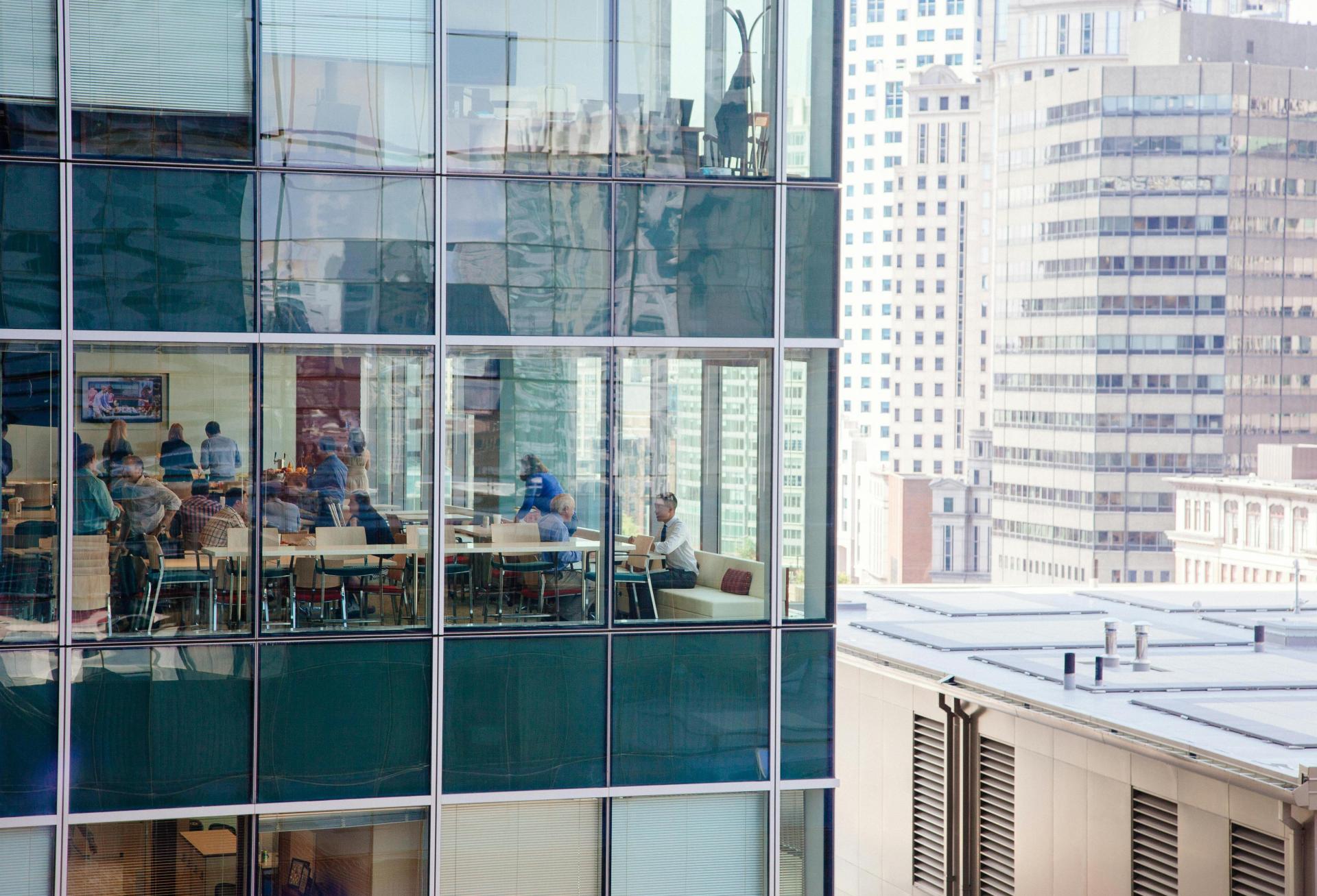 tenants inside an office building