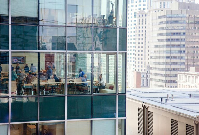 tenants inside an office building