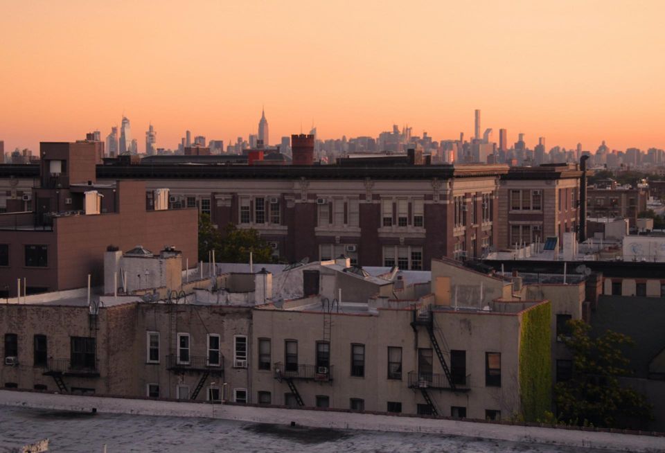 NYC skyline, NYC apartments