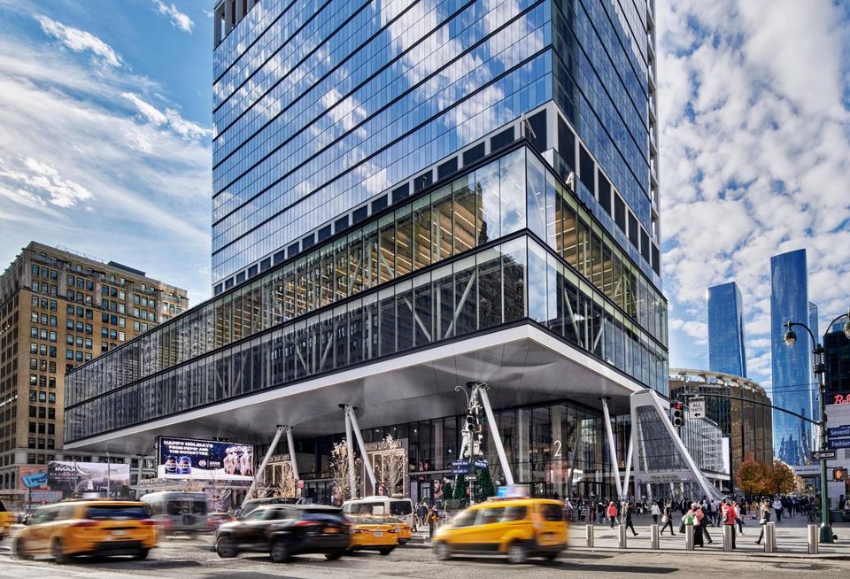 Penn 2, a 31-story office tower next to Madison Square Garden that Vornado spent nearly $750M to redevelop.
