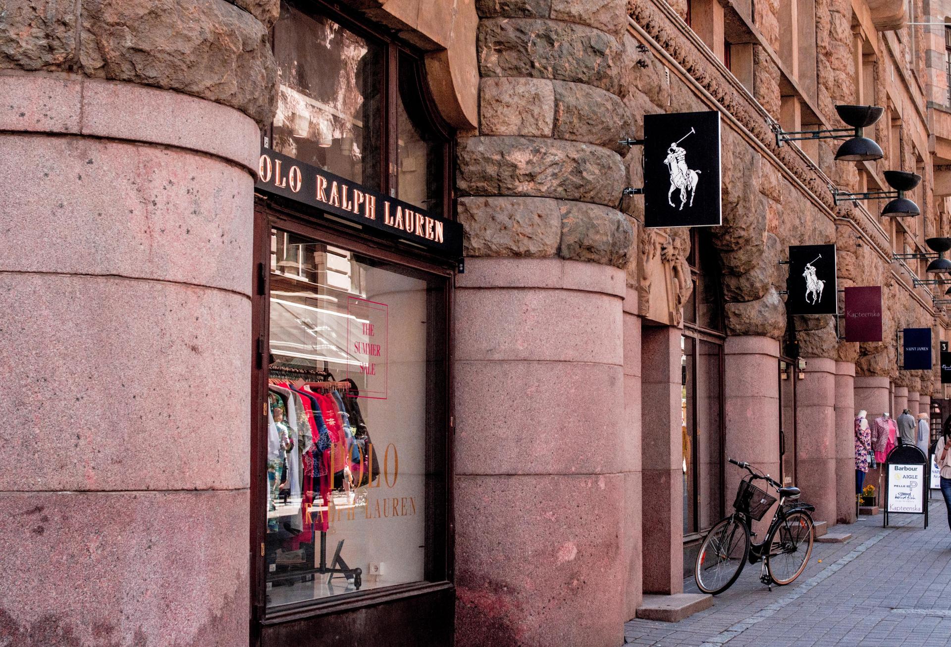 A Ralph Lauren store