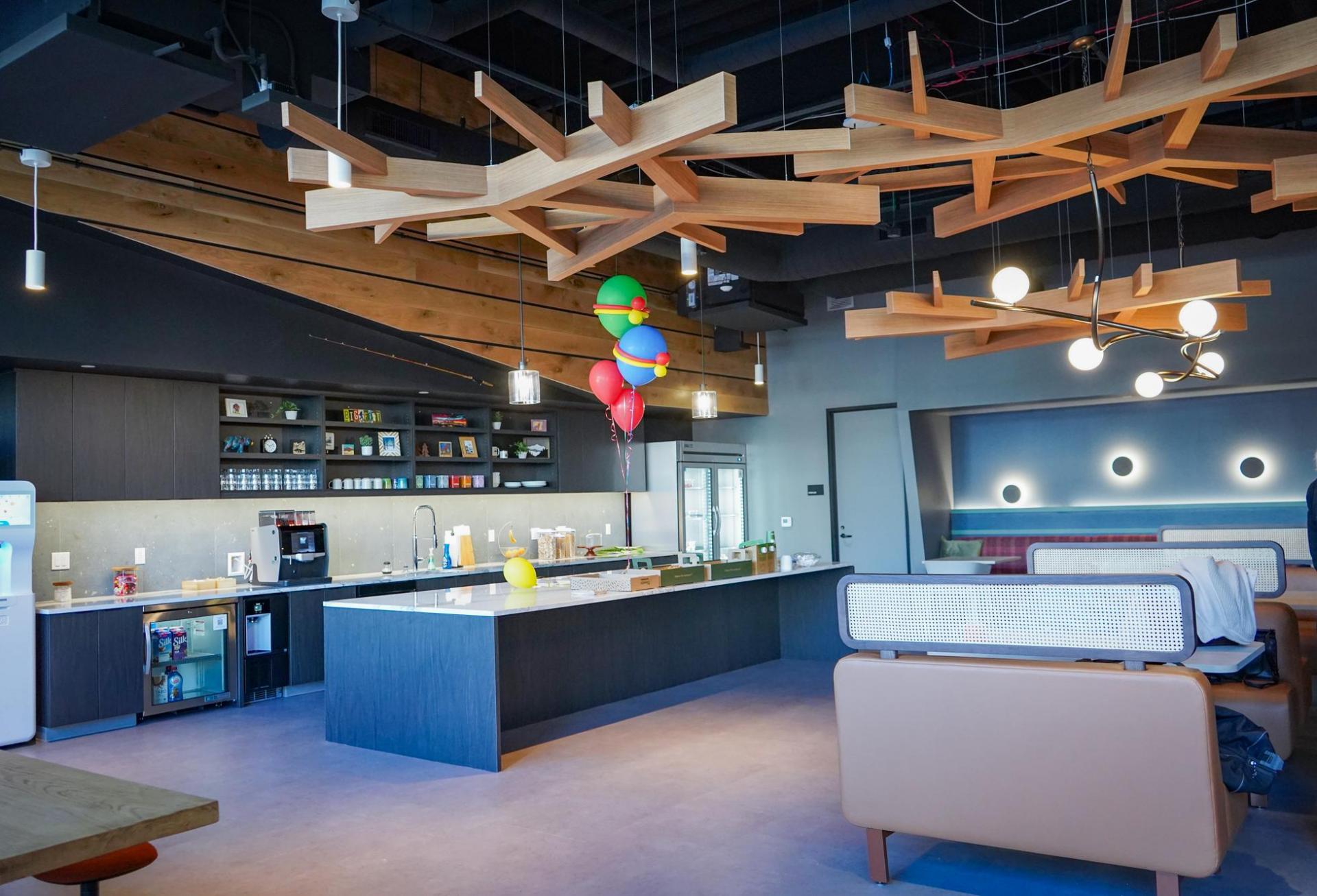 An image of the interior of GFiber's new Colorado HQ in Lakewood's Belmar neighborhood.